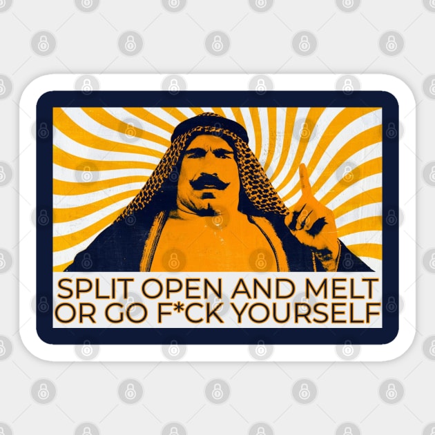 Split Open And Melt Sticker by CoolMomBiz